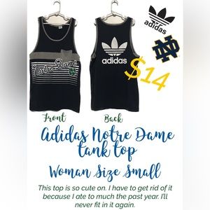 Notre dame tank top woman’s size small
